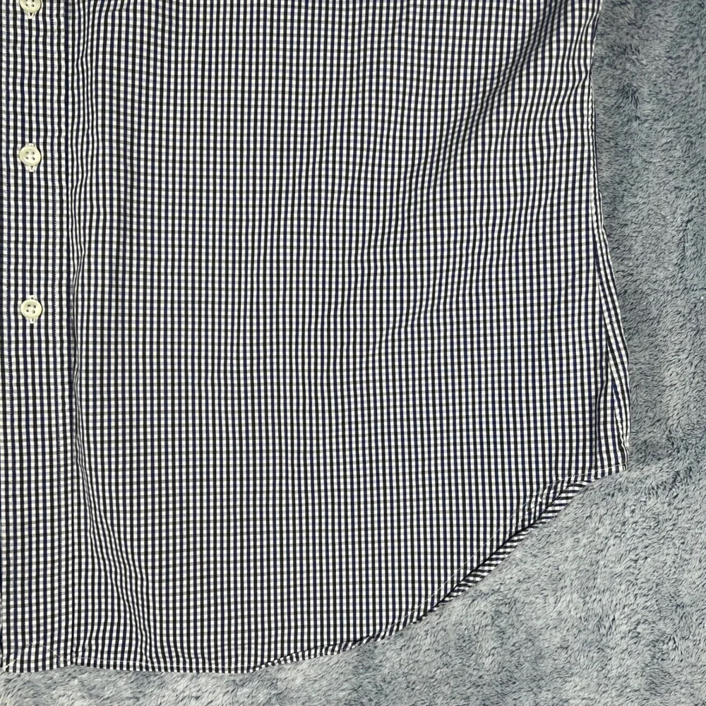 Polo Ralph Lauren Philip‎ Sport Mens XXL Gingham Check Short Sleeve Shirt Navy